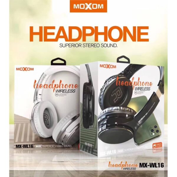 Casque bluetooth Moxom MX-WL16