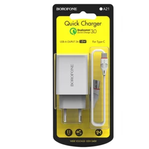 Chargeur Borofone BA21A type c