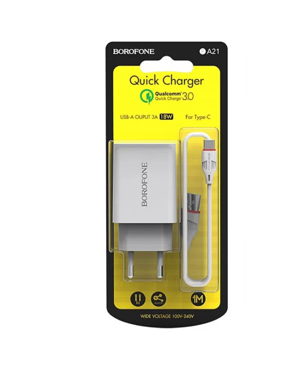 Chargeur Borofone BA21A type c