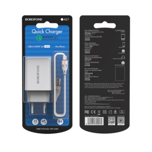 Chargeur Borofone BA21A micro