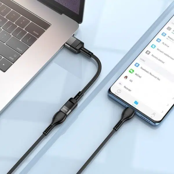 Cable HOCO U107 USB to type C female