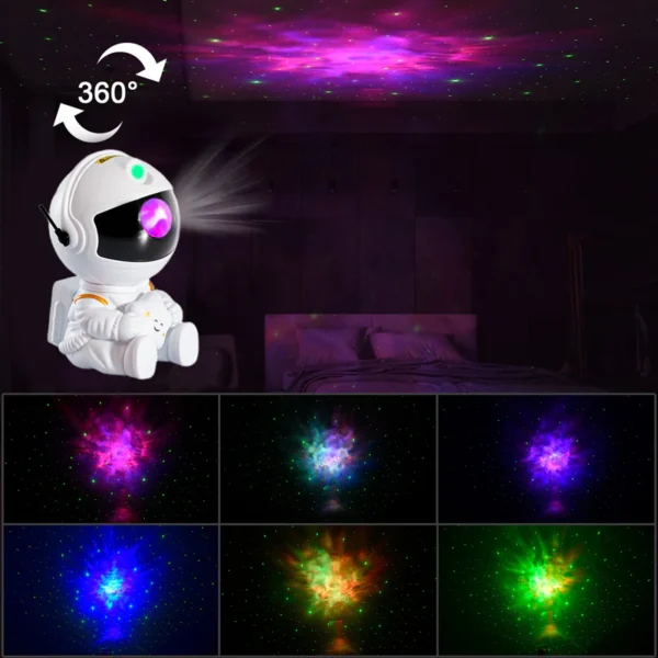 Astronaut nebula projector