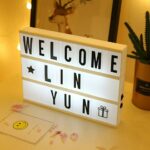 Led message light box