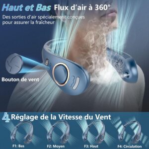 casque ventilateur rechargeable