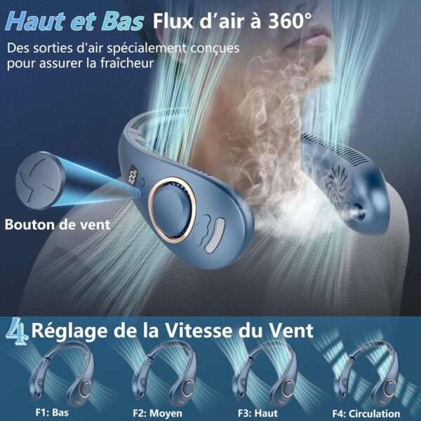 casque ventilateur rechargeable