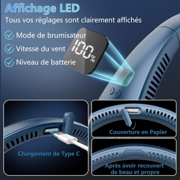 casque ventilateur rechargeable