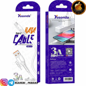 Câble de données et de charge rapide Yosonda YXD-J11 – Type-C (1m, 3A)