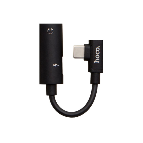 Adaptateur Type-C Charge / Audio (Type-C / Jack) LS19 Hoco Noir