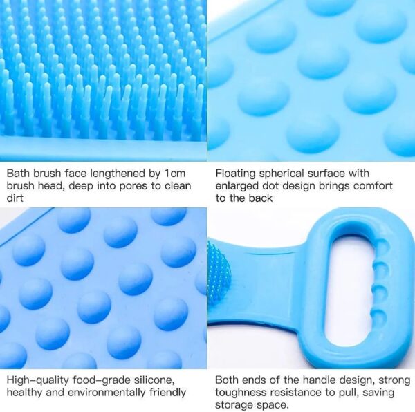 Brosse de bain en silicone (Silica Gel Bath Brush)
